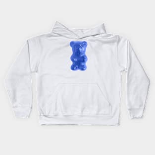 gummy bear (blue) Kids Hoodie